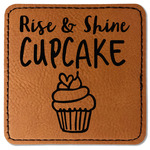 Cute Quotes and Sayings Faux Leather Iron On Patch - Square