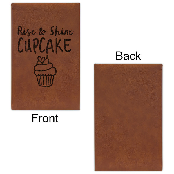 Cute Quotes and Sayings Leatherette Sketchbooks - Small - Single Sided - Front & Back View