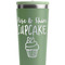 Cute Quotes and Sayings Light Green RTIC Everyday Tumbler - 28 oz. - Close Up