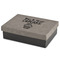 Cute Quotes and Sayings Medium Gift Box with Engraved Leather Lid - Front/main