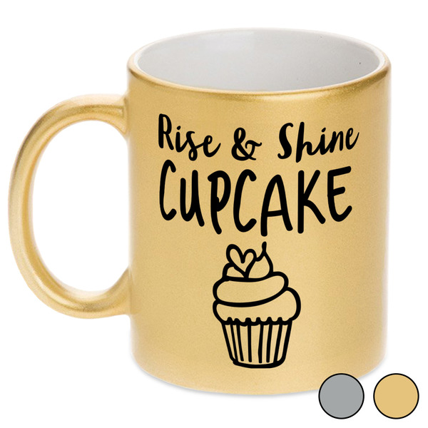 Cute Quotes and Sayings Metallic Mugs