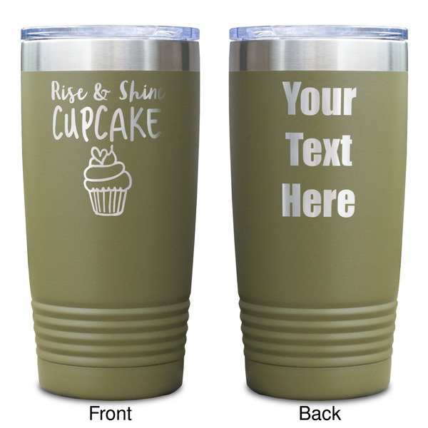 Cute Quotes and Sayings Olive Polar Camel Tumbler - 20oz - Double Sided - Approval