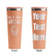 Cute Quotes and Sayings Peach RTIC Everyday Tumbler - 28 oz. - Front and Back