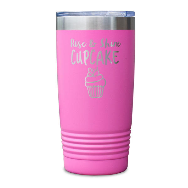 Cute Quotes and Sayings Pink Polar Camel Tumbler - 20oz - Single Sided - Approval