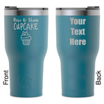 Cute Quotes and Sayings RTIC Tumbler - Dark Teal - Laser Engraved - Double-Sided