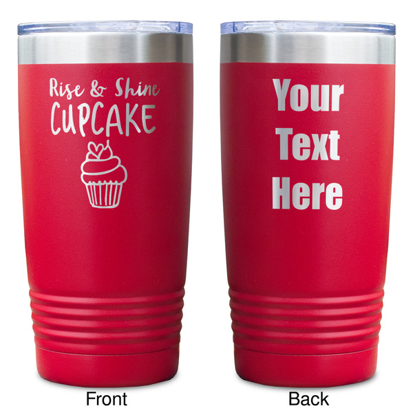 Cute Quotes and Sayings Red Polar Camel Tumbler - 20oz - Double Sided - Approval