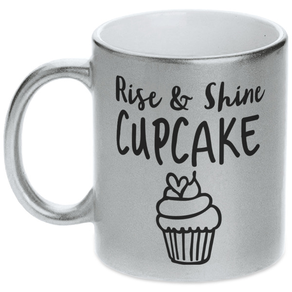 Cute Quotes and Sayings Silver Mug - Main