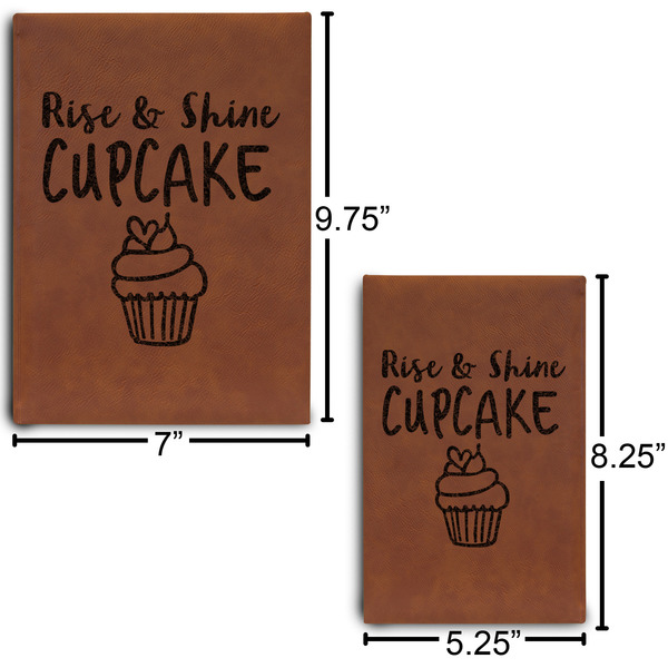 Cute Quotes and Sayings Sketch Book Size Comparison w/ Dimension