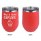 Cute Quotes and Sayings Stainless Wine Tumblers - Coral - Single Sided - Approval