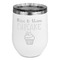 Cute Quotes and Sayings Stainless Wine Tumblers - White - Double Sided - Front