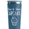 Cute Quotes and Sayings Steel Blue RTIC Everyday Tumbler - 28 oz. - Close Up