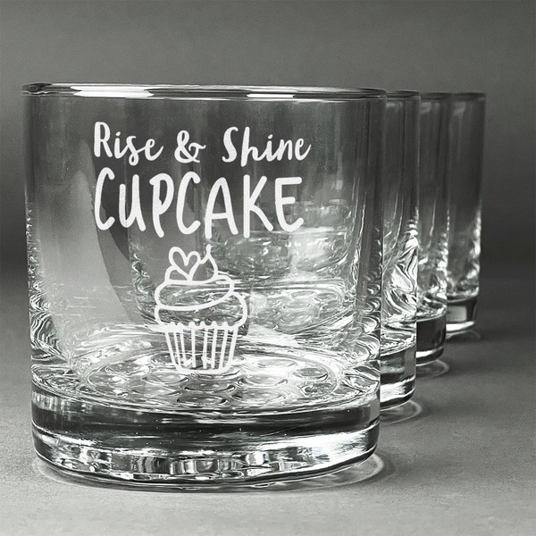 Custom Cute Quotes and Sayings Whiskey Glasses (Set of 4)