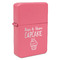 Cute Quotes and Sayings Windproof Lighters - Pink - Front/Main