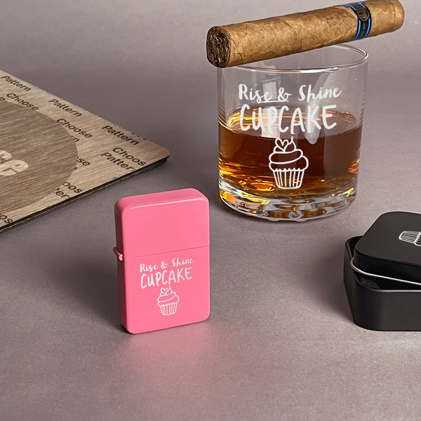 Cute Quotes and Sayings Windproof Lighters - Pink - In Context