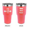 Exercise Quotes and Sayings 30 oz Stainless Steel Tumbler - Coral - Double Sided