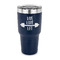 Exercise Quotes and Sayings 30 oz Stainless Steel Ringneck Tumblers - Navy - FRONT