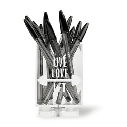 Exercise Quotes and Sayings Acrylic Pen Holder