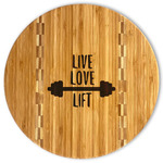 Exercise Quotes and Sayings Bamboo Cutting Board