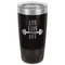 Exercise Quotes and Sayings Black Polar Camel Tumbler - 20oz - Front