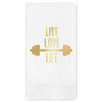 Exercise Quotes and Sayings Guest Napkins - Foil Stamped