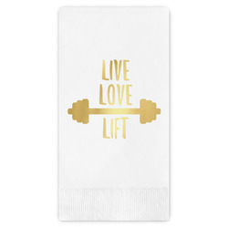 Exercise Quotes and Sayings Guest Napkins - Foil Stamped