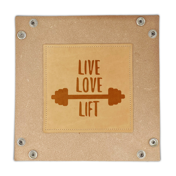 Exercise Quotes and Sayings Genuine Leather Valet Trays - FRONT (flat)