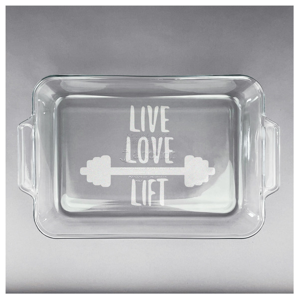 Exercise Quotes and Sayings Glass Baking Dish - APPROVAL (13x9)