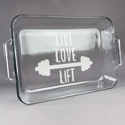 Exercise Quotes and Sayings Glass Baking and Cake Dish