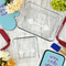 Exercise Quotes and Sayings Glass Baking Dish Set - LIFESTYLE