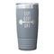 Exercise Quotes and Sayings Gray Polar Camel Tumbler - 20oz - Single Sided - Approval