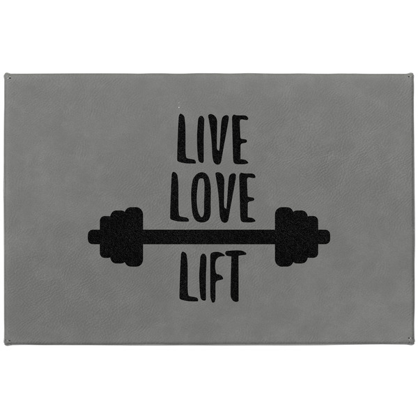 Exercise Quotes and Sayings Large Engraved Gift Box with Leather Lid - Approval