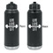 Exercise Quotes and Sayings Laser Engraved Water Bottles - Front & Back Engraving - Front & Back View