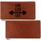 Exercise Quotes and Sayings Leather Checkbook Holder Front and Back Single Sided - Apvl