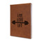 Exercise Quotes and Sayings Leather Sketchbook - Small - Single Sided