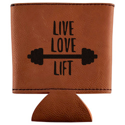 Exercise Quotes and Sayings Leatherette Can Sleeve