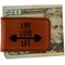 Exercise Quotes and Sayings Leatherette Magnetic Money Clip - Front