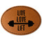 Exercise Quotes and Sayings Leatherette Patches - Oval