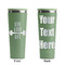 Exercise Quotes and Sayings Light Green RTIC Everyday Tumbler - 28 oz. - Front and Back