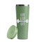 Exercise Quotes and Sayings Light Green RTIC Everyday Tumbler - 28 oz. - Lid Off