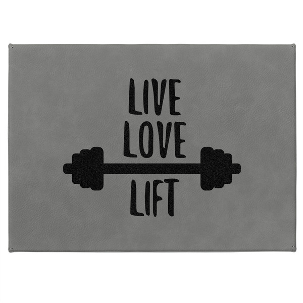 Exercise Quotes and Sayings Medium Gift Box with Engraved Leather Lid - Approval