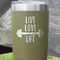 Exercise Quotes and Sayings Olive Polar Camel Tumbler - 20oz - Close Up