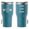 Exercise Quotes and Sayings RTIC Tumbler - Dark Teal - Double Sided - Front & Back
