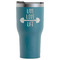 Exercise Quotes and Sayings RTIC Tumbler - Dark Teal - Front