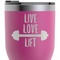Exercise Quotes and Sayings RTIC Tumbler - Magenta - Close Up