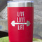 Exercise Quotes and Sayings Red Polar Camel Tumbler - 20oz - Close Up
