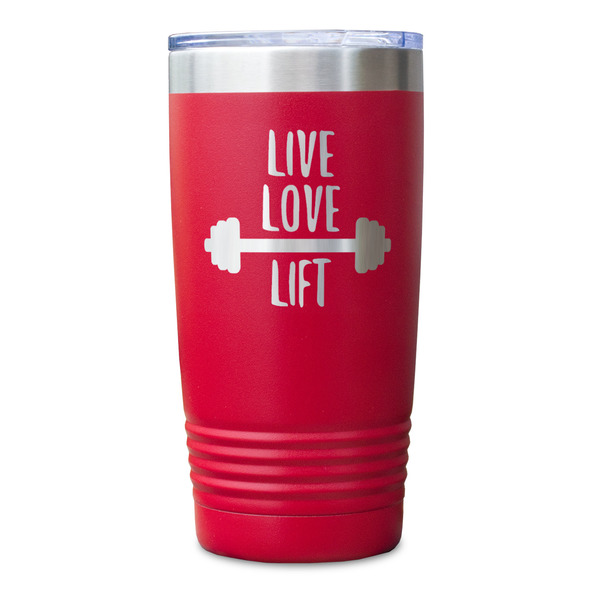 Exercise Quotes and Sayings Red Polar Camel Tumbler - 20oz - Single Sided - Approval