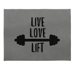 Exercise Quotes and Sayings Small Gift Box w/ Engraved Leather Lid