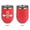 Exercise Quotes and Sayings Stainless Wine Tumblers - Coral - Single Sided - Approval