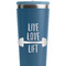 Exercise Quotes and Sayings Steel Blue RTIC Everyday Tumbler - 28 oz. - Close Up