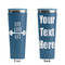 Exercise Quotes and Sayings Steel Blue RTIC Everyday Tumbler - 28 oz. - Front and Back